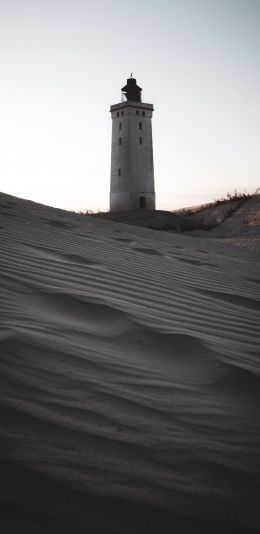 Lighthouse of Rubier-Knude, Furveien, Löcken, Denmark Wallpaper 1080x2220