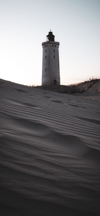 Lighthouse of Rubier-Knude, Furveien, Löcken, Denmark Wallpaper 1080x2340