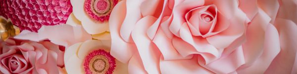 flower arrangement Wallpaper 1590x400