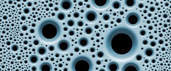 abstraction, holes Wallpaper 3440x1440