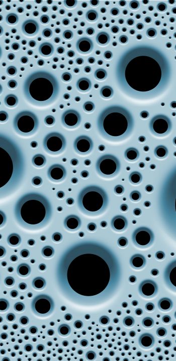 abstraction, holes Wallpaper 1440x2960