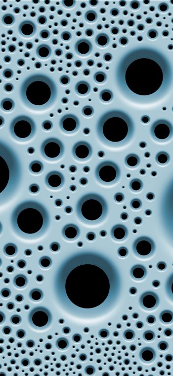 abstraction, holes Wallpaper 1242x2688
