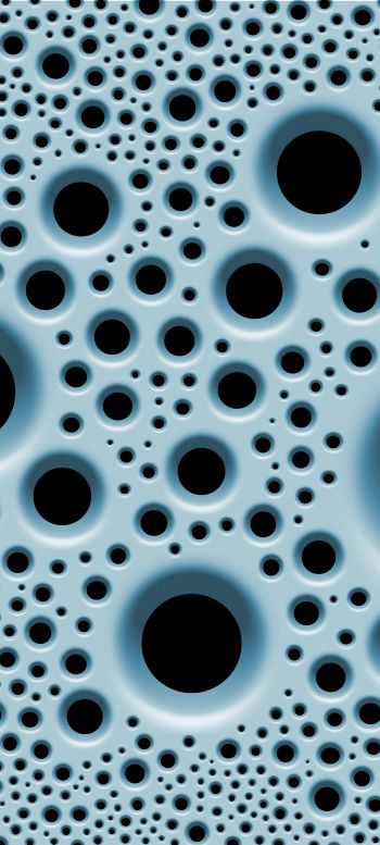 abstraction, holes Wallpaper 1080x2400