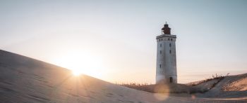 Lighthouse of Rubier-Knude, Furveien, Löcken, Denmark Wallpaper 2560x1080