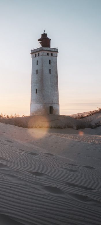 Lighthouse of Rubier-Knude, Furveien, Löcken, Denmark Wallpaper 720x1600
