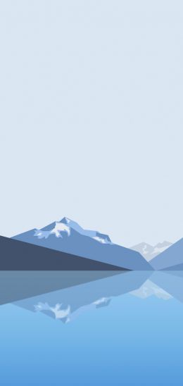 lake, landscape, blue Wallpaper 720x1520