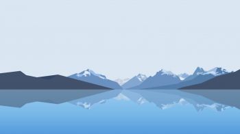 lake, landscape, blue Wallpaper 2048x1152
