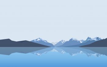 lake, landscape, blue Wallpaper 1920x1200