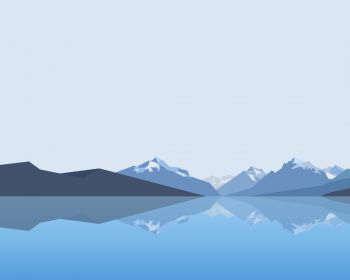 lake, landscape, blue Wallpaper 1280x1024