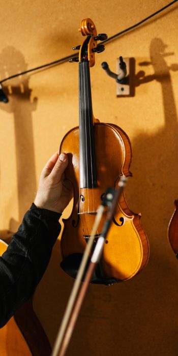 violin, musical instrument Wallpaper 720x1440