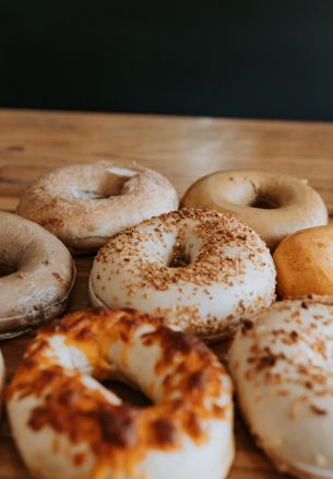 bagels, donuts Wallpaper 1640x2360