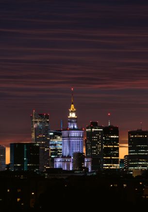 Warsaw, Poland Wallpaper 1640x2360