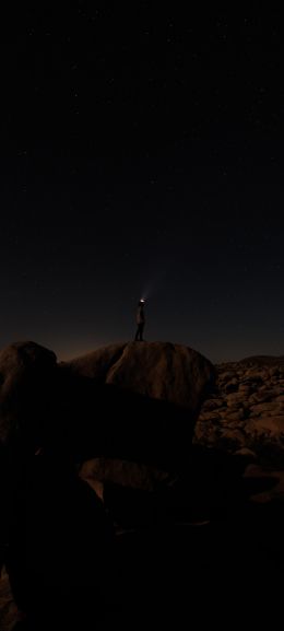 night, night valley Wallpaper 1440x3200