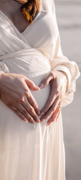 woman, pregnant Wallpaper 1440x3200