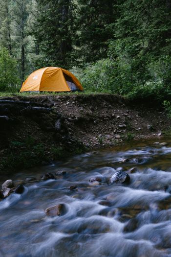 camping Wallpaper 640x960