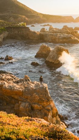 Big Sur, California, USA Wallpaper 640x1136