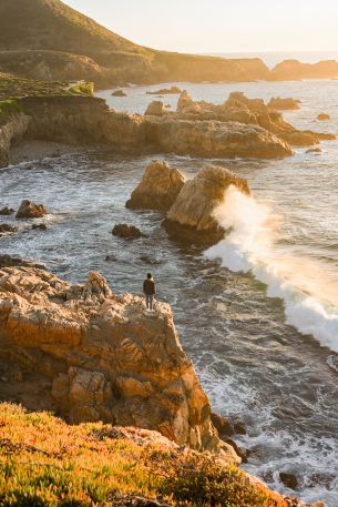 Big Sur, California, USA Wallpaper 640x960