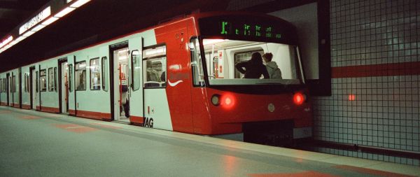 Обои 2560x1080 Нюрнберг, Германия, метро