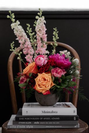 bouquet of flowers in a vase Wallpaper 3522x5294