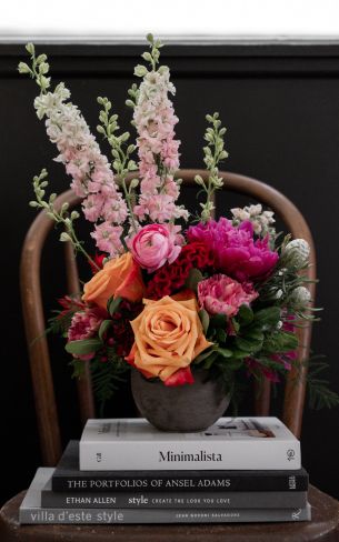 bouquet of flowers in a vase Wallpaper 800x1280