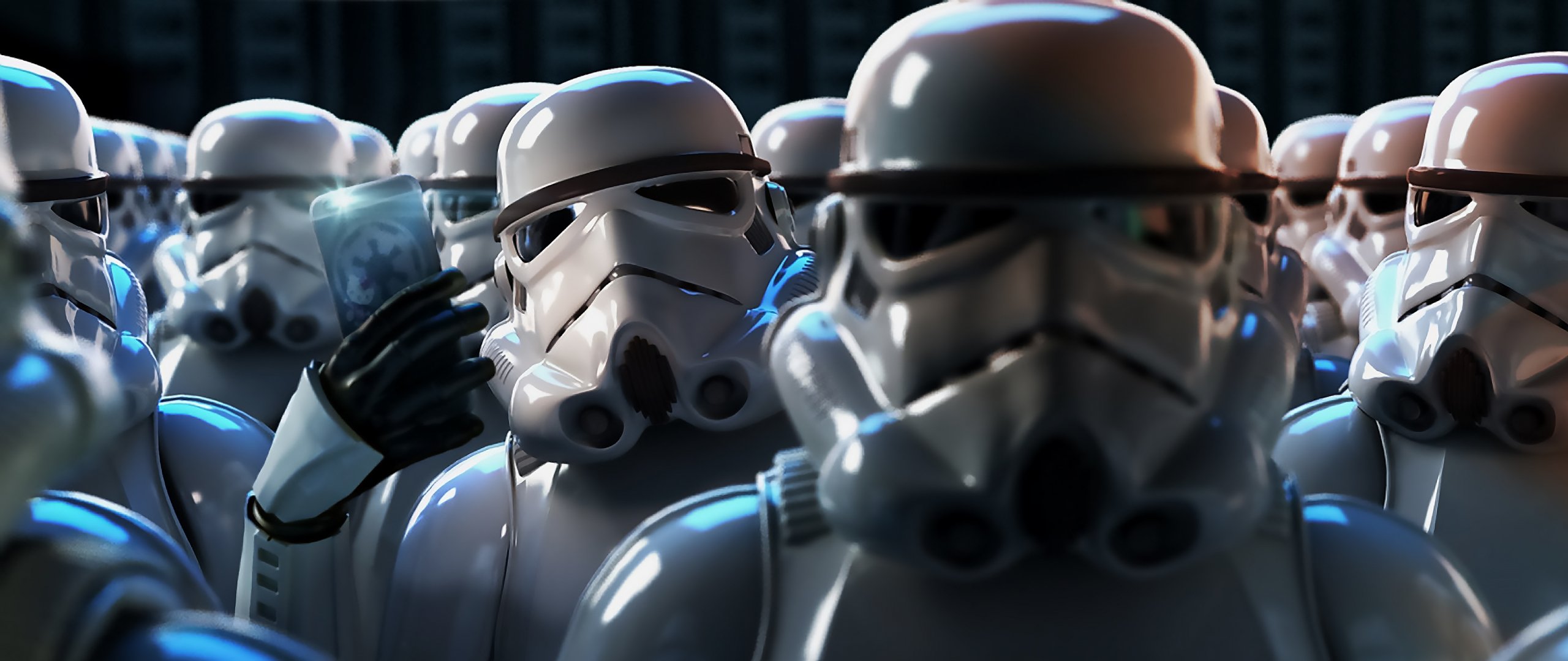 Buds star wars. 3440x1440 Star Wars. Элитные штурмовики.