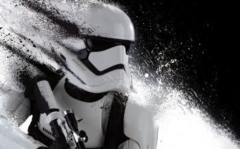 imperial stormtrooper, star wars, black and white Wallpaper 1920x1200