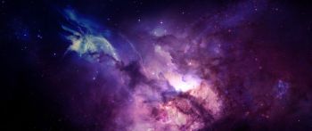 universe, nebula, stars Wallpaper 2560x1080