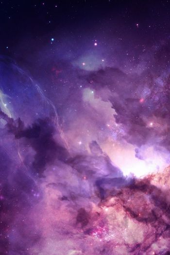universe, nebula, stars Wallpaper 640x960