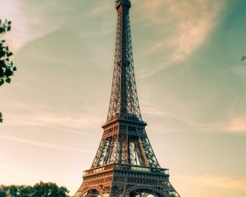 Обои 1280x1024 Эйфелева башня, Париж, Франция
