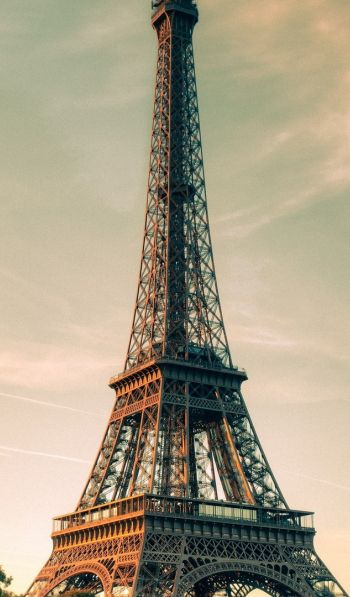 Обои 600x1024 Эйфелева башня, Париж, Франция
