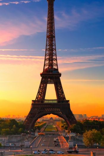eiffel tower, Paris, France Wallpaper 640x960