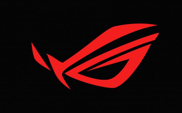 Обои 1920x1200 логотип ASUS ROG, на черном фоне