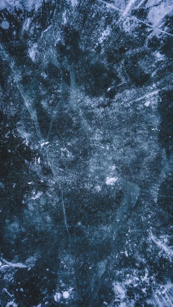 marble, ice, blue Wallpaper 640x1136