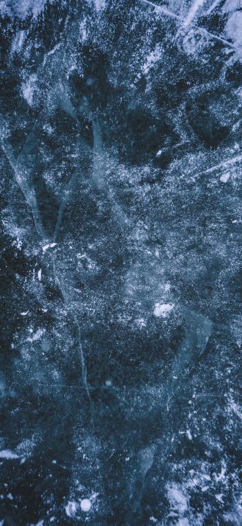marble, ice, blue Wallpaper 1080x2340