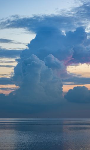 clouds, sea Wallpaper 1200x2000