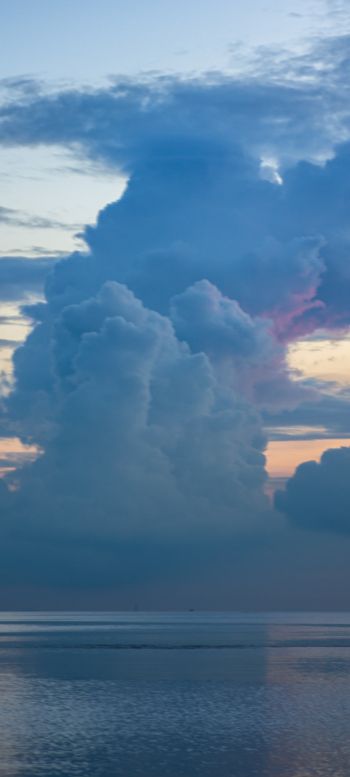 clouds, sea Wallpaper 720x1600