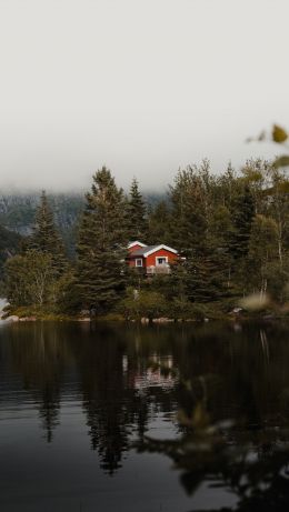 Norway, place of retreat Wallpaper 640x1136