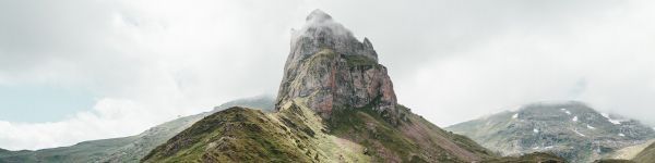 path to the mountains, scale Wallpaper 1590x400