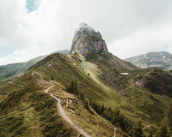 path to the mountains, scale Wallpaper 1280x1024