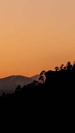 sunset, pink sky Wallpaper 640x1136