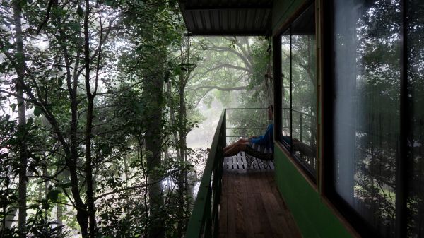 Обои 1600x900 Коста-Рика, домик на дереве