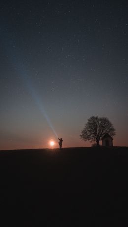 sunset, landscape Wallpaper 640x1136