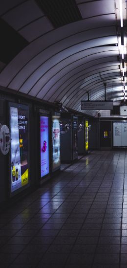 London, Great Britain, subway gg Wallpaper 1440x3040