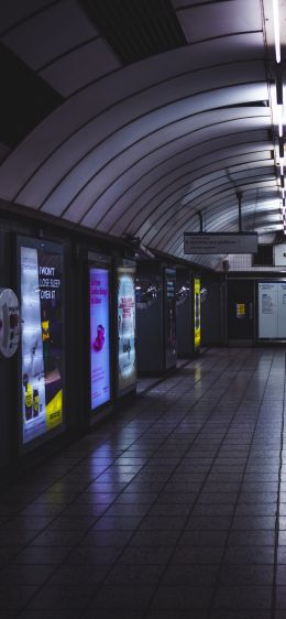London, Great Britain, subway gg Wallpaper 1125x2436