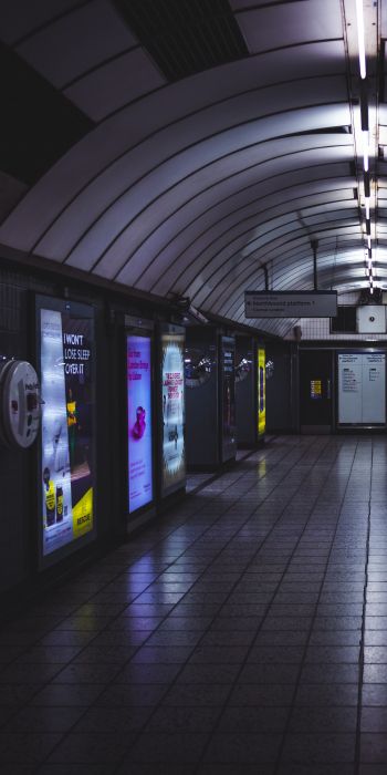 London, Great Britain, subway gg Wallpaper 720x1440