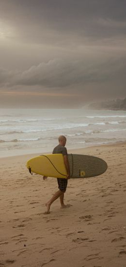surfer, before the storm Wallpaper 1440x3040