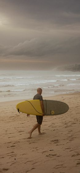 surfer, before the storm Wallpaper 1080x2340