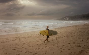 surfer, before the storm Wallpaper 1920x1200