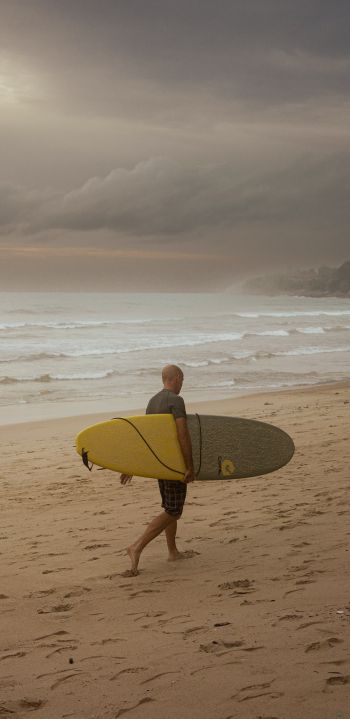 surfer, before the storm Wallpaper 1080x2220