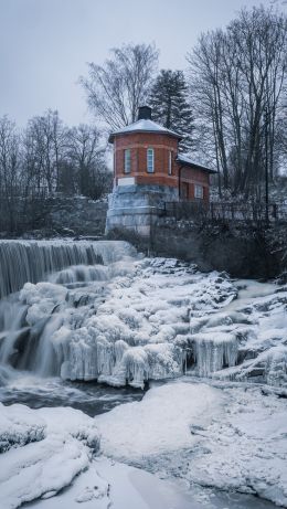 Vanhankaupunginkoski, Helsinki, Finland Wallpaper 640x1136